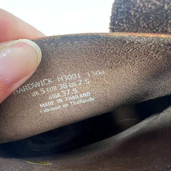 Anthropologie J Shoes Hardwick Booties Leather Buckle Block Heel Booties Brown 7 - Picture 10 of 13